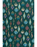 Kuusenkoristeet -puuvilla (3 väriä)